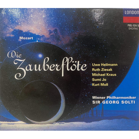 MOZART - Solti - Die Zauberflöte (La flûte enchantée), opéra en deux act import Japon..